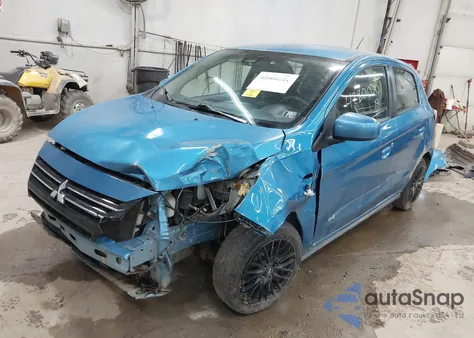 2021 Mitsubishi Mirage Carbonite Edition/Es/Le from USA, damaged, VIN ML32AUHJ3MH002295
